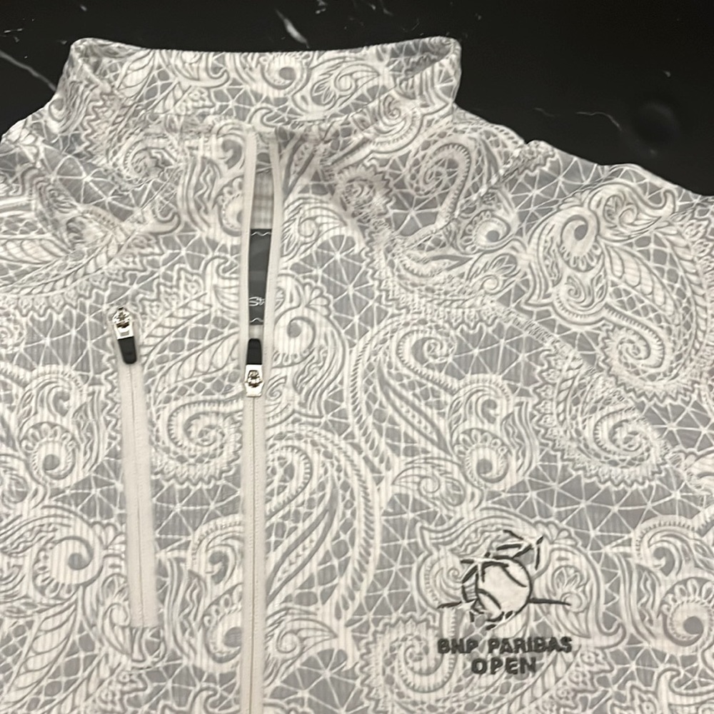 Womens Tennis BNP Paribas quarter zip Pullover